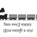 বিমান বন্দর টু সান্তাহার ট্রেনের সময়সূচী