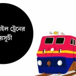 সুরমা মেইল ট্রেনের সময়সূচী ও ভাড়ার তালিকা